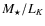 $M_{\star}/L_{{K}}$