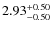 $\rm 2.93^{+0.50}_{-0.50}$
