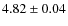 $4.82 \pm 0.04$