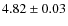 $4.82 \pm 0.03$