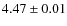 $4.47 \pm 0.01$