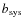 $b_{\rm sys}$