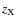$z_{\rm X}$