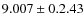 $9.007\pm0.2.43$