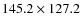 $145.2 \times 127.2$
