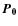 $\vec{P_0}$