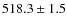 $518.3 \pm 1.5$