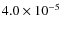 $4.0\times10^{-5}$