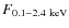 $F_{0.1-2.4 \rm ~keV}$