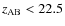 $z_{\rm AB}<22.5$