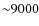${\sim}9000$