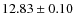$12.83\pm0.10$