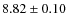 $8.82\pm0.10$