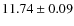 $11.74\pm0.09$
