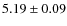 $5.19 \pm 0.09$