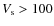 $V_{\rm s} > 100$