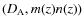 $(D_{\rm A}, m(z) n(z))$