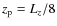 $z_{\rm p} = L_z/8$