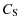 $\displaystyle C_{\rm S}$