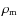 $\rho_{\rm m}$