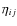 $\eta_{ij}$