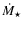 $\dot{M}_{\star}$