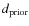 $d_{\rm prior}$