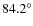 $84.2^{\circ }$