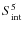 $S_{\rm int}^{5}$