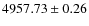 $4957.73 \pm 0.26$
