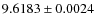 $9.6183 \pm 0.0024$