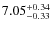 $7.05^{\rm +0.34}_{-0.33}$