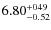 $6.80^{\rm +049}_{-0.52}$