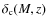 $\delta _{\rm c}(M,z)$