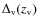 $\Delta_{\rm v}(z_{\rm v})$
