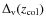 $\Delta_{\rm v}(z_{\rm col})$