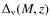 $\Delta_{\rm v}(M,z)$