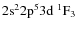 ${\rm 2s^2 2p^5 3d ~ ^1F_3}$