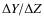 $\Delta Y / \Delta Z$