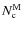 $N_{\rm c}^{\rm M}$