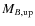 $M_{B,{\rm up}}$