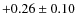 $+0.26\pm0.10$