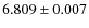 $6.809\pm0.007$
