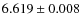 $6.619\pm0.008$