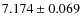 $7.174\pm0.069$