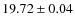 $19.72\pm0.04$