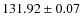 $131.92\pm 0.07$
