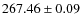 $267.46\pm 0.09$
