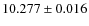 $10.277\pm 0.016$