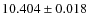 $10.404\pm 0.018$